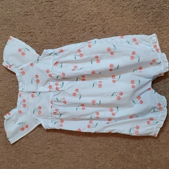 Carter's Infant Girl's Summer Romper & Sleeveless 2pc Set Size 6M - Picture 5 of 12